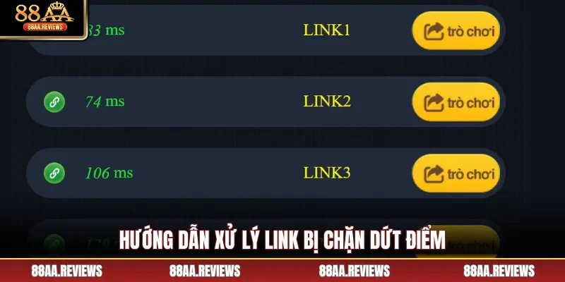 Hướng dẫn xử lý link bị chặn dứt điểm